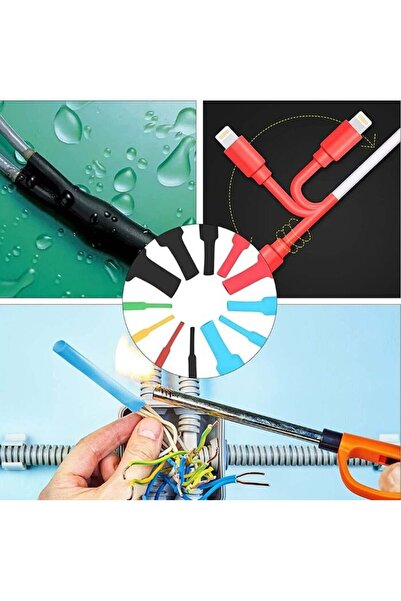 Mulvix مجموعة مولورج أورج01 المكونة من 560 قطعة من الأغلفة الواقية للكابلات ا...