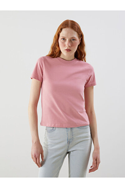 LC Waikiki Peak New Season Crew Neck Embroidered Women's T-Shirt