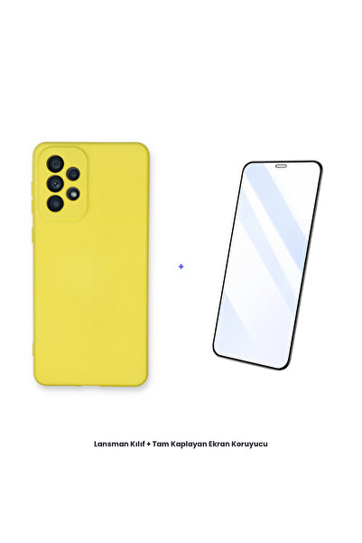 cepmoda Samsung Galaxy A73 5g Launch Case + Full Coverage Antistatic Screen P...