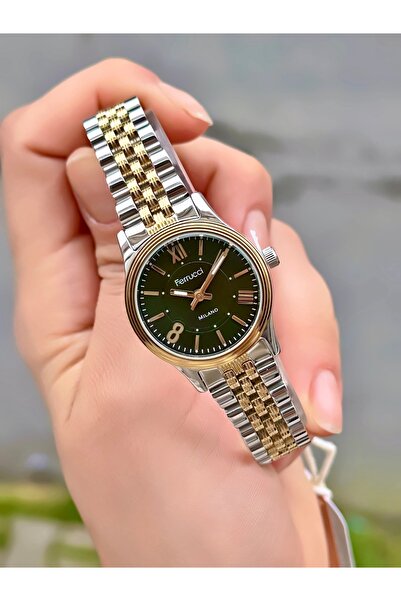 Ferrucci Women's Wristwatch New Model Steel Band Small Case Waterproof 2-Year...