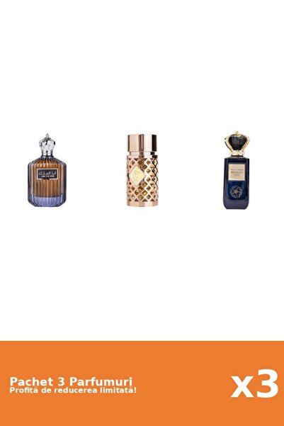 ARD AL ZAAFARAN Set 3 Parfumuri Ard Al Zaafaran: Apa de Parfum I Am the King,...