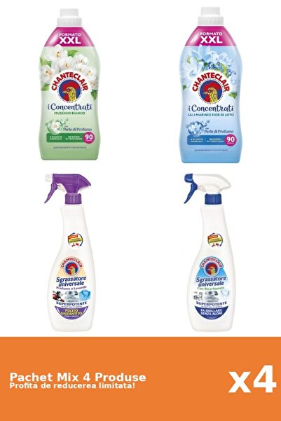 Chanteclair Set of 4 Chanteclair Mix: 2 Conditioner, 2 Degreaser