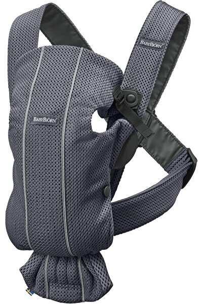 BabyBjörn حاملة أطفال صغيرة، شبكة ثلاثية الأبعاد، لون أنثراسيت