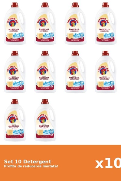 Chanteclair Set 10 Detergent Marsilia, 1575 ml