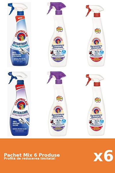 Chanteclair Set of 6 Chanteclair Mix: 2 Anti-limescale, 4 Degreaser