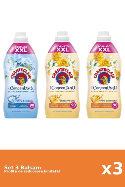 Chanteclair Set of 3 Chanteclair Balms: 1xLotus, 2xOranges