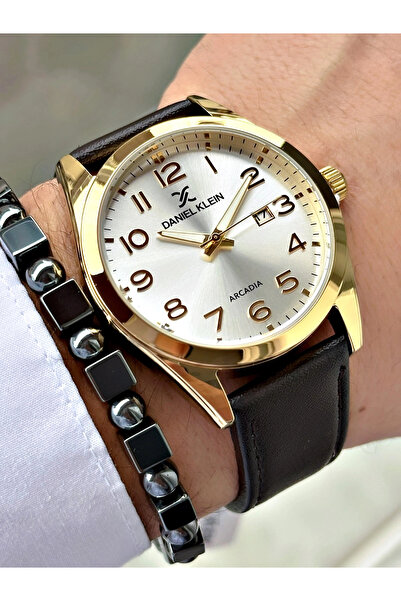 Daniel Klein Leather Cord Men's Wristwatch