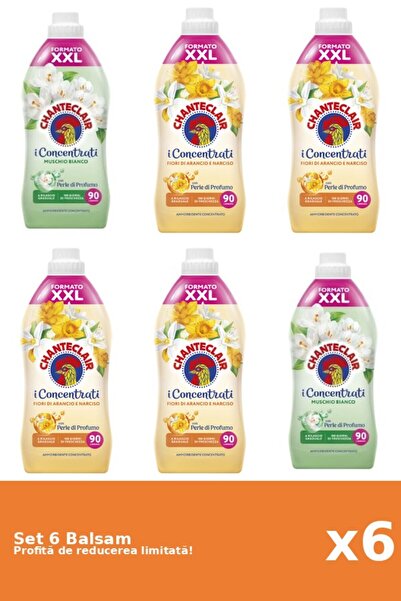 Chanteclair Set 6 Balsam Chanteclair: 2xWhite Musk, 4xOrange