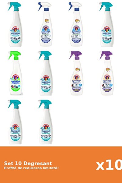 Chanteclair Set 10 Degresant Chanteclair: 5xAntiMiros, 2xBicarbonat, 1xLamaie...