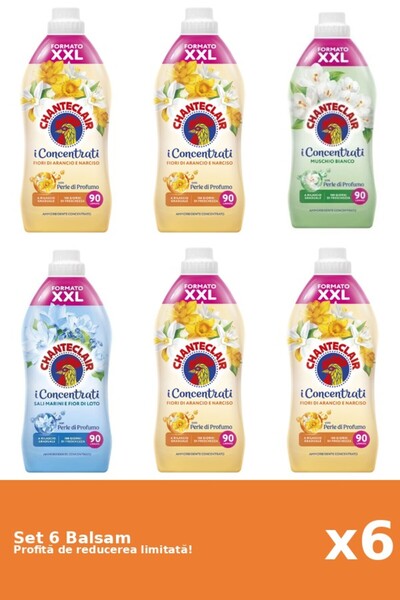 Chanteclair Set 6 Balsam Chanteclair: 4xOrange, 1xWhite Musk, 1xLotus