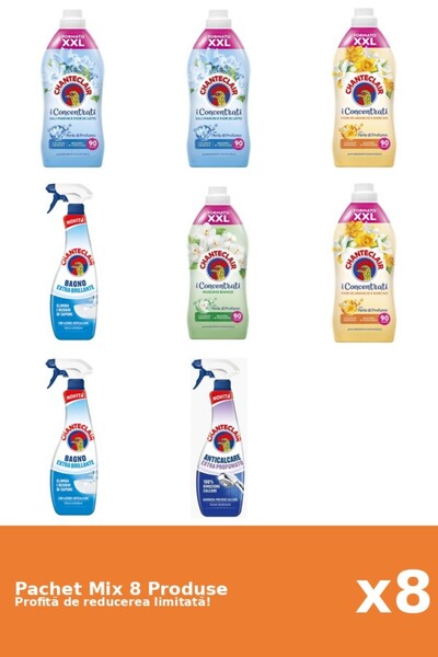 Chanteclair Set 8 Chanteclair Mix: 5 Conditioner, 3 Anti-limescale