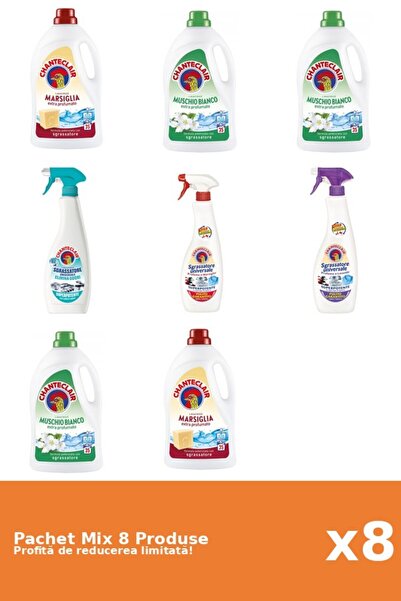 Chanteclair Set 8 Chanteclair Mix: 5 Detergent, 3 Degreaser