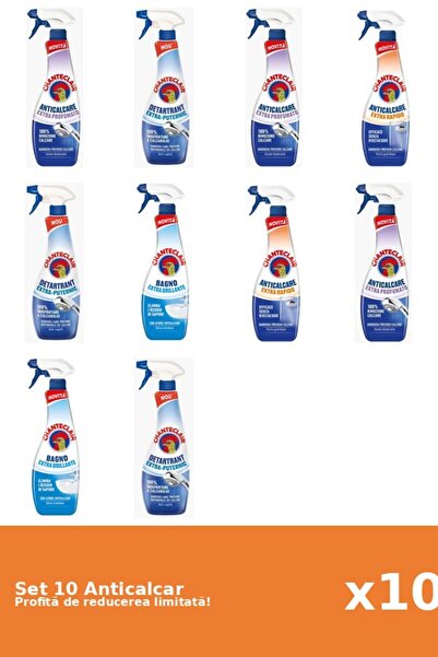 Chanteclair Set of 10 Chanteclair Anti-limescale: 3xScented, 3xStrong, 2xRapi...