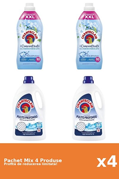 Chanteclair Set 4 Mix Chanteclair: 2 Conditioner, 2 Detergent