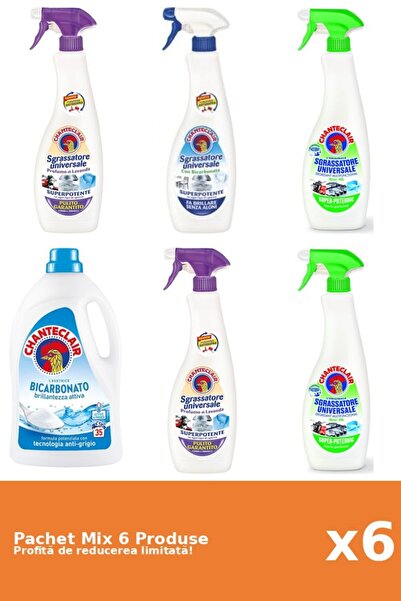Chanteclair Set 6 Chanteclair Mix: 5 Degreaser, 1 Detergent