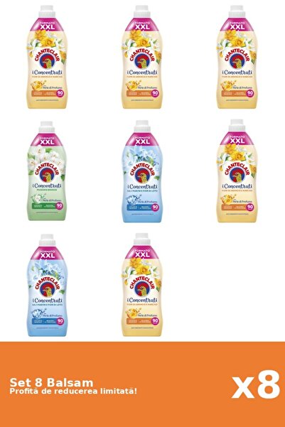 Chanteclair Set 8 Chanteclair Balm: 5xOrange, 1xWhite Musk, 2xLotus