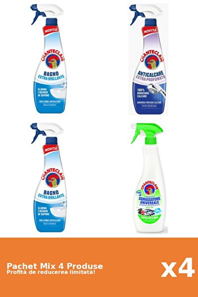 Chanteclair Set 4 Mix Chanteclair: 3 Anticalcar, 1 Degresant