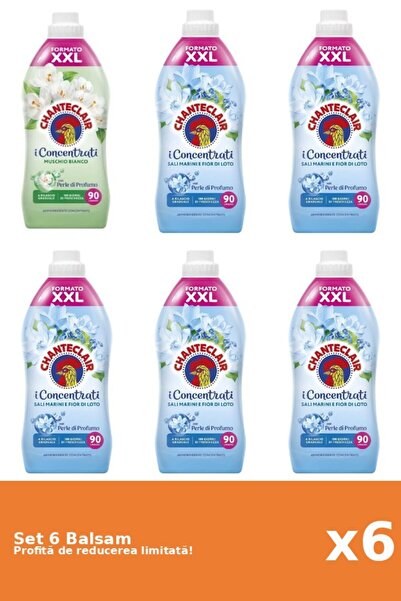 Chanteclair Set of 6 Chanteclair Balms: 1xWhite Musk, 5xLotus