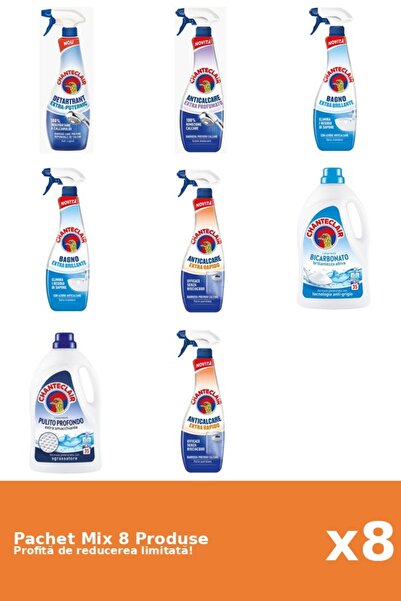 Chanteclair Set 8 Chanteclair Mix: 6 Anti-limescale, 2 Detergent