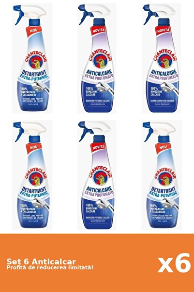 Chanteclair Set 6 Anticalcar Chanteclair: 3xPuternic, 3xParfumat