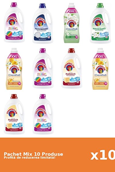 Chanteclair Set 10 Mix Chanteclair: 7 Detergent, 3 Balsam