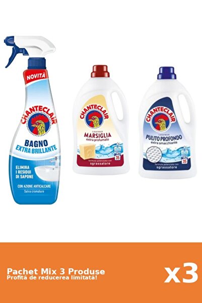 Chanteclair Set 3 Chanteclair Mix: 1 Anti-limescale, 2 Detergent