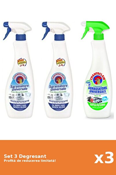 Chanteclair Set 3 Chanteclair Degreaser: 2xBicarbonate, 1xLemon