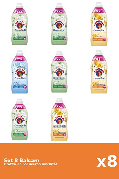 Chanteclair Set 8 Chanteclair Balm: 4xWhite Musk, 3xOrange, 1xLotus