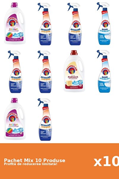 Chanteclair Set 10 Mix Chanteclair: 3 Detergent, 7 Anticalcar