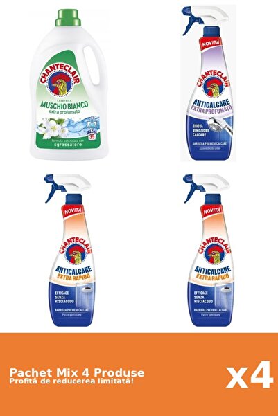 Chanteclair Set 4 Mix Chanteclair: 1 Detergent, 3 Anticalcar