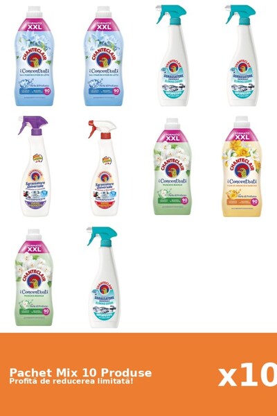 Chanteclair Set of 10 Chanteclair Mix: 5 Conditioner, 5 Degreaser