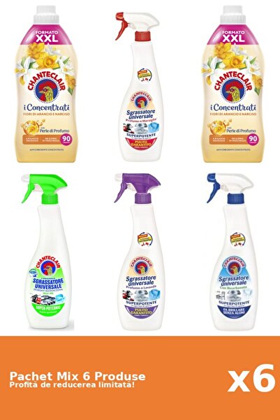 Chanteclair Set of 6 Chanteclair Mix: 2 Conditioner, 4 Degreaser