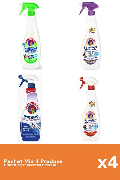 Chanteclair Set 4 Mix Chanteclair: 3 Degresant, 1 Anticalcar