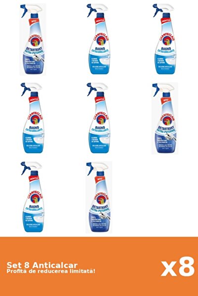 Chanteclair Set of 8 Chanteclair Anti-limescale: 3xStrong, 5xClassic