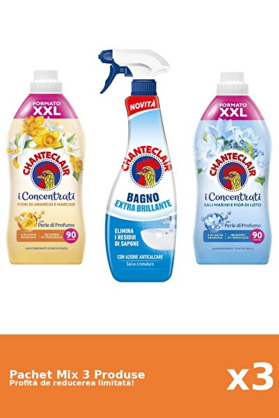 Chanteclair Set 3 Chanteclair Mix: 2 Conditioner, 1 Anti-limescale