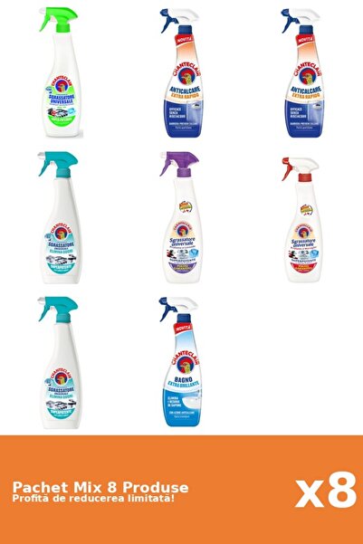 Chanteclair Set 8 Mix Chanteclair: 5 Degresant, 3 Anticalcar