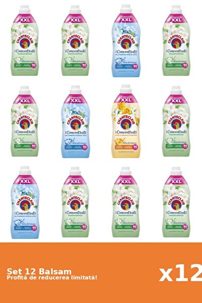 Chanteclair Set 12 Balsam Chanteclair: 8xMosc Alb, 3xLotus, 1xPortocale