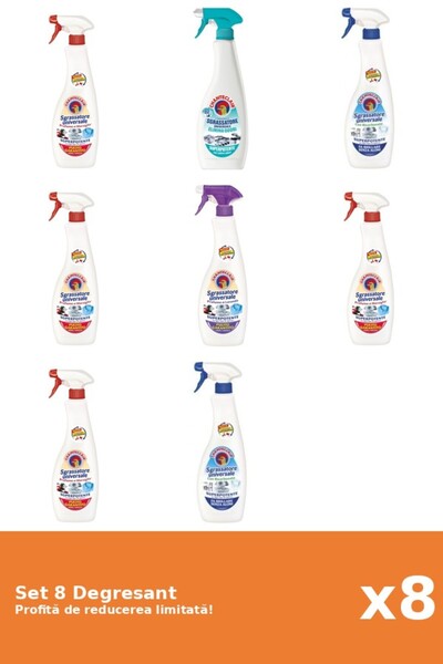 Chanteclair Set 8 Degresant Chanteclair: 4xMarsilia, 1xAntiMiros, 2xBicarbona...