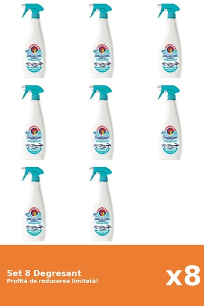 Chanteclair Set 8 Anti-Odor Degreaser, 600 ml