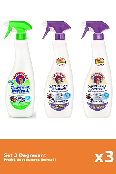 Chanteclair Set 3 Degresant Chanteclair: 1xLamaie, 1xLavanda, 1xMosc Alb