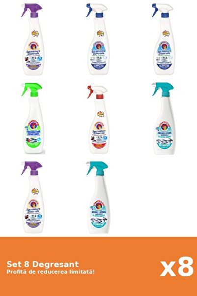 Chanteclair Set 8 Degresant Chanteclair: 1xMosc Alb, 2xBicarbonat, 1xLamaie, ...