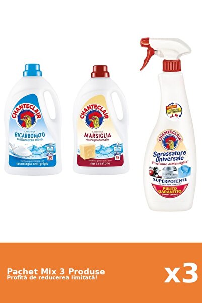 Chanteclair Set 3 Chanteclair Mix: 2 Detergent, 1 Degreaser