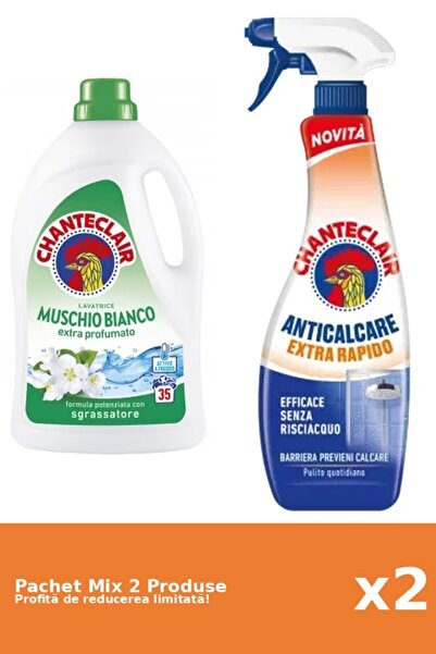 Chanteclair Set 2 Chanteclair Mix: 1 Detergent, 1 Anti-limescale