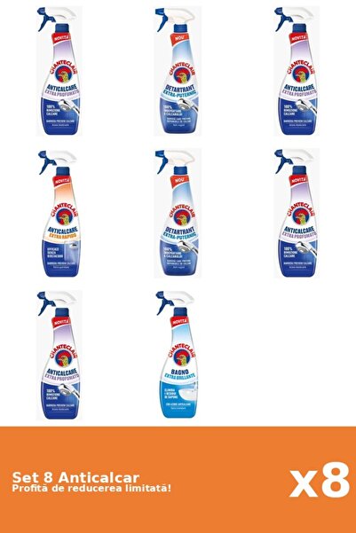 Chanteclair Set of 8 Chanteclair Anti-limescale: 4xScented, 2xStrong, 1xRapid...