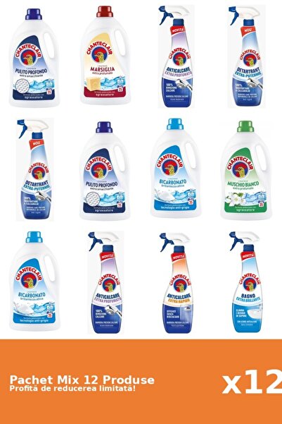 Chanteclair Set 12 Mix Chanteclair: 6 Detergent, 6 Anticalcar