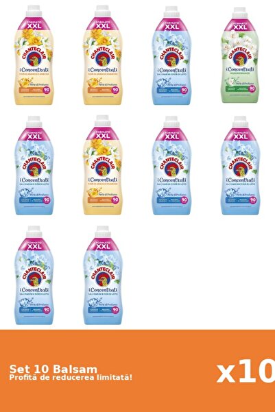 Chanteclair Set 10 Chanteclair Balm: 3xOrange, 6xLotus, 1xWhite Musk