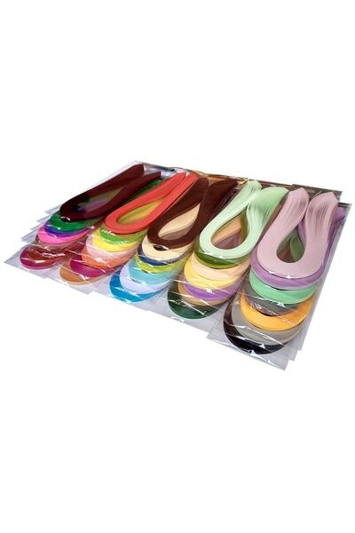 quilling Giant Paper Set in 20 Different Colors - 5 Mm, 100-Piece Pack Set