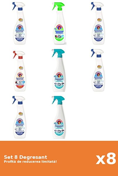 Chanteclair Set 8 Degresant Chanteclair: 4xBicarbonat, 1xLamaie, 1xMarsilia, ...