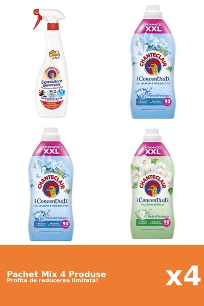 Chanteclair Set 4 Chanteclair Mix: 1 Degreaser, 3 Conditioner