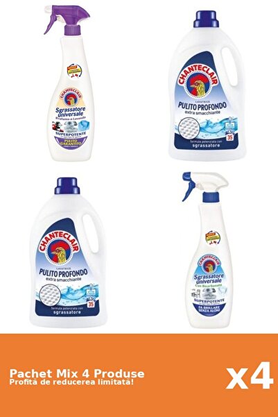 Chanteclair Set of 4 Chanteclair Mix: 2 Degreaser, 2 Detergent